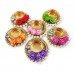 biZyug T-Light Floral and Pearl for Diwali Decoration (Pack of 6)
