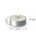 biZyug Unscented Tea Light Candles (1.5 Hour Burn time, White, 6 Gram, Pack of 100)