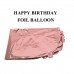 Happy Birthday Letter Foil Balloon Rose Gold 16 inch | 1 PCS