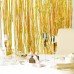 Golden Foil Curtain for Birthday, Anniversaries, Graduation, Retirement, Decoration (Golden, 3ft x 6ft) - Pack of 2 pcs