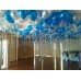 Metallic Latex Balloons Pack for Happy Birthday Decorations  Halloween Decorations (Blue and Silver 100 pcs)