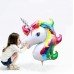 Unicorn Foil Balloon for Birthday Round Shape 1pcs