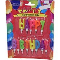 Happy Birthday Letter Candles | Multicolor | 13 pcs 