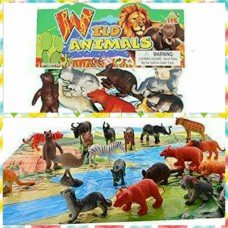 Wild Animals with Jungle Mat