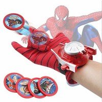 Spiderman Gloves with Disc Launcher