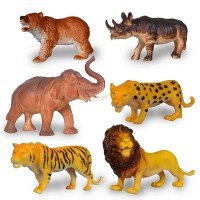 Figure Jungle Wild Animal Toys Figure Playing Set | Big Size