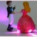 biZyug Dancing Couple Angel Doll and Prince Tango Dance with Light and Music