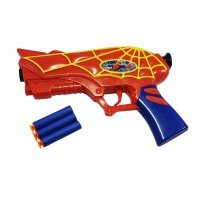 Super Hero Soft Bullets Toy Gun with 3 Foam Bullets