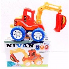 Bulldozer Construction Toy Puch and go Friction Powered Truck Toy for Kids