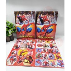 biZyug Coloring Book for Return Gift |Small Size | Spiderman