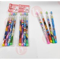 biZyug Lead Pencil Pack (4 pcs in one pack) for Return Gift | Multicharacter