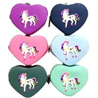 Unicorn Silicon Material Multiutility Pouch with Keychain 1pcs