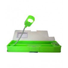 LED Lamp Pencil Box Dual Sided with Sharpener