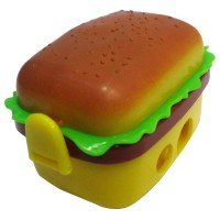 biZyug Burger King Sharpener with Two Eraser