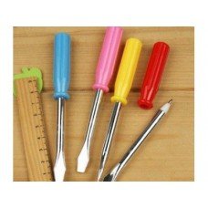 biZyug Screw Driver Shape Pencil cum Eraser (2 pencil & eraser in each pack)