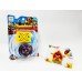 Angry Bird Kid Rakhi and Floral Bracelet with Beyblade Gift Combo